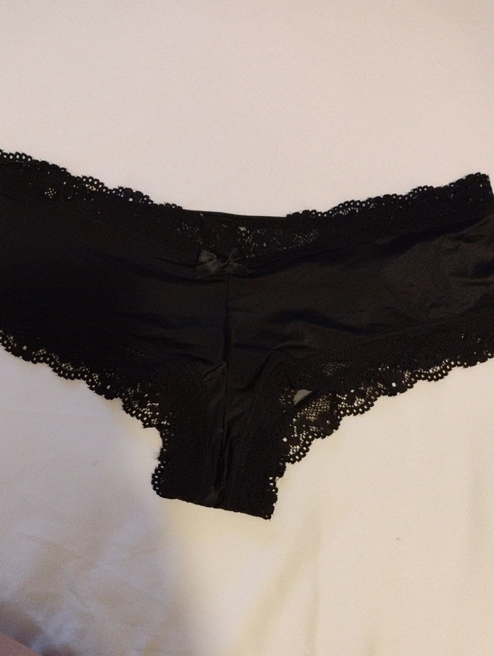 Victoria's Secret Black Lace Hipster Panty